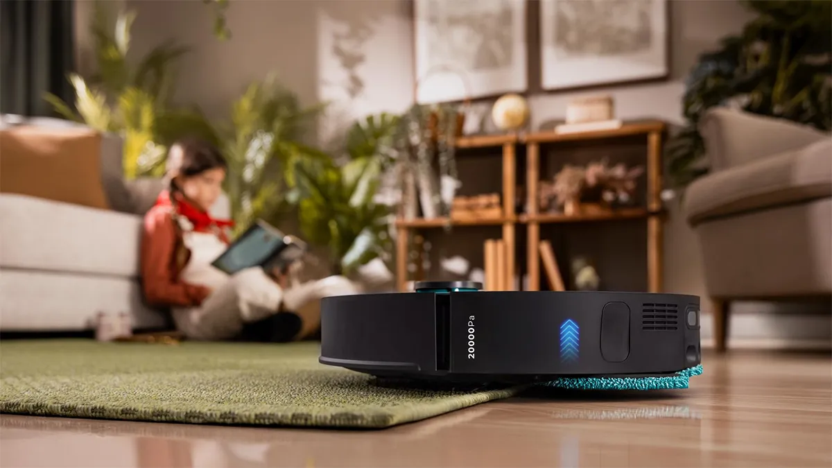 El Conga X100 levantando la mopa en alfombras